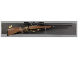 Engraved Browning A-Bolt Medallion Grade III Rifle with Scope