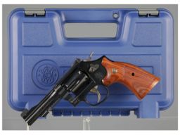 Smith & Wesson Model 48-7 Double Action Revolver with Case