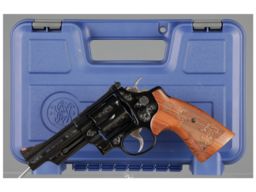 Factory Engraved Model 29-10 Double Action Revolver with Case