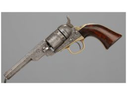 Engraved Colt Pocket Navy Conversion Revolver