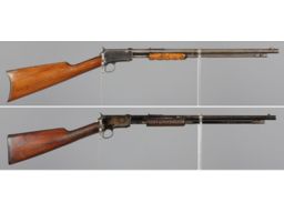 Two Winchester Slide Action Rifles