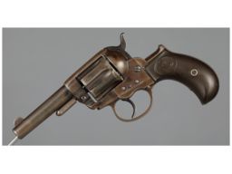 Antique Sheriff's Model Colt Model 1877 Lightning Revolver