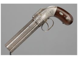 Engraved and Etched J.G. Bolen Allen's Patent Pepperbox