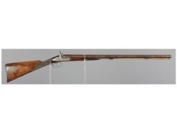 Belgian Double Barrel Percussion Shotgun