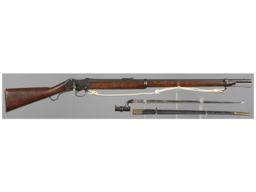 Antique Enfield Martini MK III Single Shot Rifle with Bayonet
