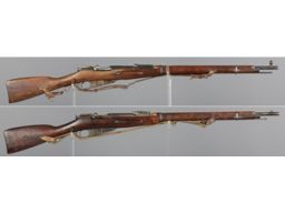 Two Russian Mosin-Nagant Pattern Bolt Action Rifles 