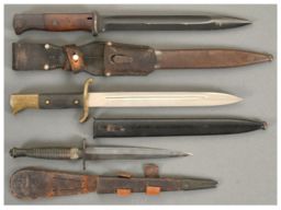Three Military Pattern Edged Weapons