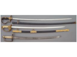 Two German Pattern Swords and One Saber