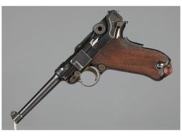 DWM Swiss Contract Model 1906 Luger Semi-Automatic Pistol 