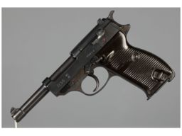 WWII German Walther "ac/41" Code P.38 Semi-Automatic Pistol