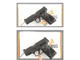 Two Taurus Semi-Automatic Pistols with Boxes