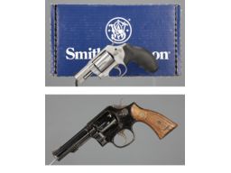 Two Smith & Wesson Double Action Revolvers