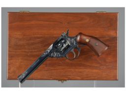 Engraved Harrington & Richardson Model 999 Sportsman Revolver