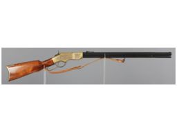 Engraved Uberti/Navy Arms Henry Lever Action Rifle