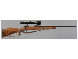 West German Weatherby Mark V Bolt Action Rifle with Zeiss Scope