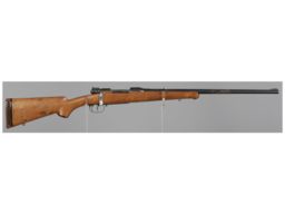 Engraved German Bolt Action Sporting Rifle