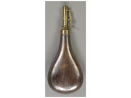 Unusually Large G. & J.W. Hawksley Powder Flask