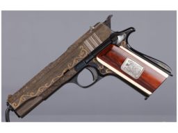 Engraved and Inlaid Liberace-Owned Ballester Molina 22 Pistol