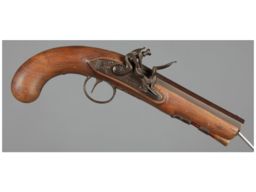 Hardy & Sons Large Bore Flintlock Pistol 