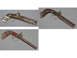 Three Percussion Pistols 