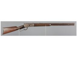 Antique Winchester Model 1886 Lever Action Rifle in .38-56 W.C.F