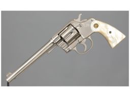 Colt New Service Revolver with Factory Letter and Extra Cylinder