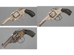 Three American Double Action Revolvers 