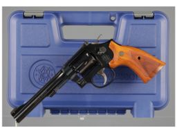 Smith & Wesson Model 48-7 Double Action Revolver with Case