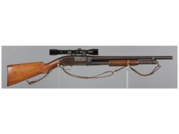 Winchester Model 12 Slide Action Shotgun with Scope