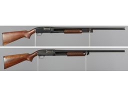 Two Winchester Slide Action Shotguns