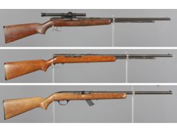 Three Semi-Automatic Rifles