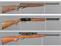 Three Semi-Automatic Rifles