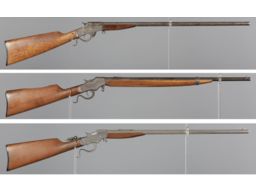 Three Stevens Single Shot Long Guns
