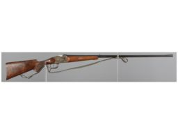 Engraved Robert Nerke Single Shot Rifle