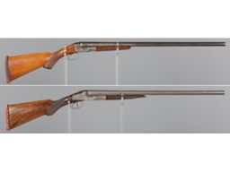 Two Double Barrel Shotguns