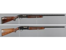 Two Winchester Model 50 Semi-Automatic Shotguns