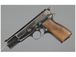 Buenos Aires Police Marked Fabrique Nationale High-Power Pistol