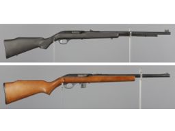 Two Marlin Semi-Automatic Rimfire Rifles 