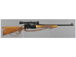 Belgian Browning Grade II BAR Semi-Automatic Rifle with Scope