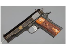 Gold Inlaid Colt/Talo Sovereign Government Model Pistol