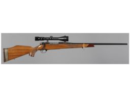 West German Weatherby Mark V Bolt Action Rifle with Scope