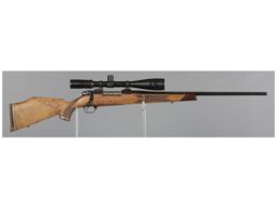 West German Weatherby Mark V Bolt Action Rifle with Scope