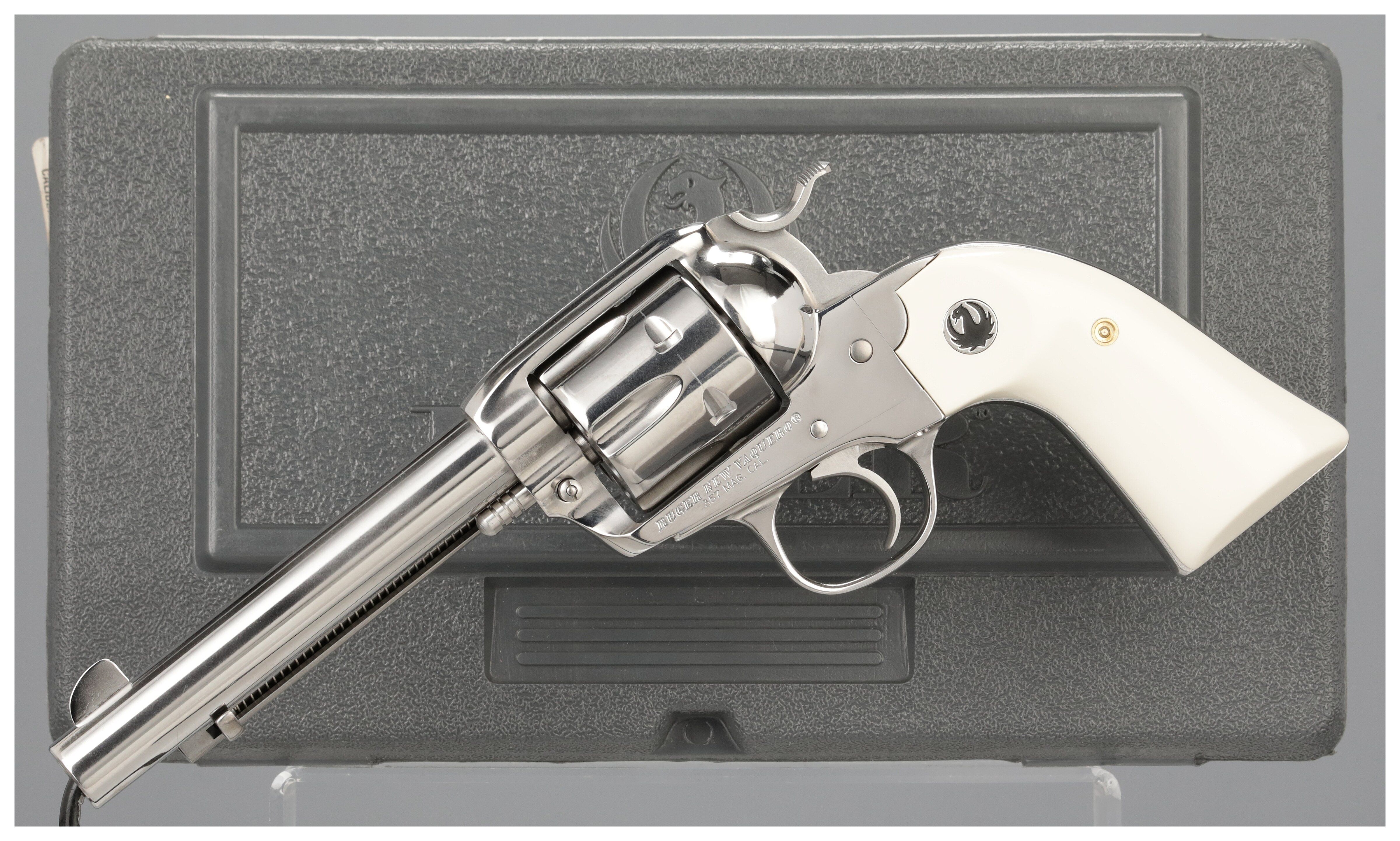 Ruger New Vaquero Bisley Single Action Revolver with Case | Rock