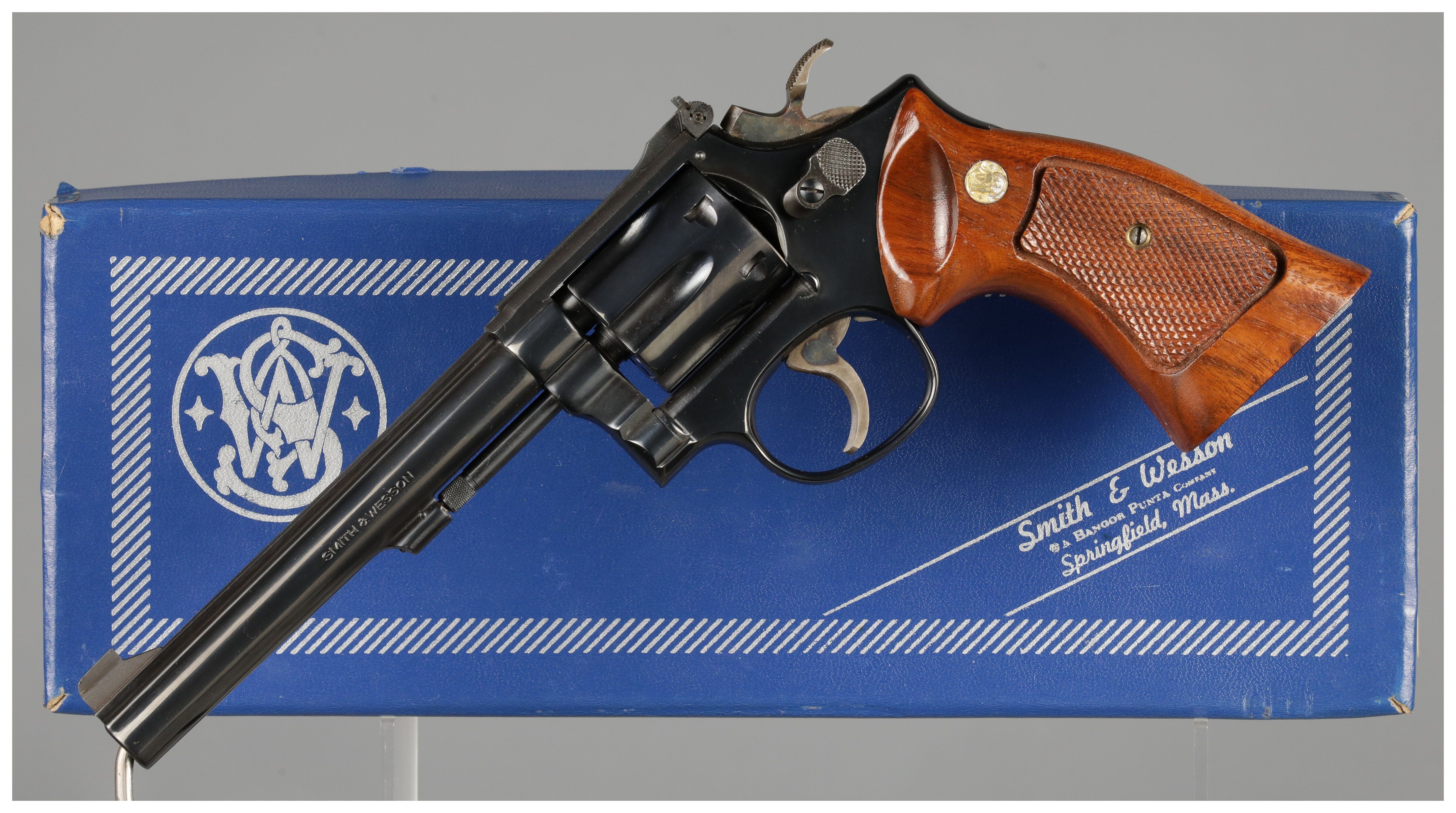 Smith & Wesson Model 17-4 Double Action Revolver with Box | Rock