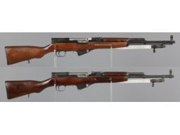 Two Romanian Cugir Model 1956 Semi-Automatic Rifles