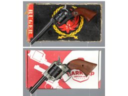Two Single Action Rimfire Revolvers with Boxes