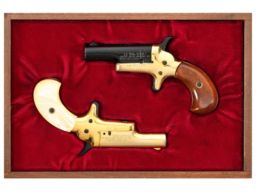 Cased Consecutive Pair of Colt Fourth Model Derringers