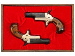 Consecutive Pair of Cased Colt No. 4 Derringers