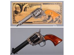 Two Italian Single Action Army Pattern Revolvers 