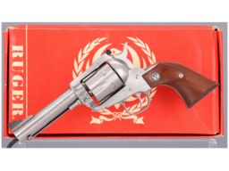 Ruger New Model Blackhawk Single Action Revolver with Box 